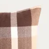 HOMLA MELROSE flauschiger karierter Kissenbezug 45x45 cm Produktbild-Vorschau 2