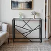 Tavolo da ingresso dal design moderno 100x40x78cm con piano Anteprima dell’immagine prodotto 7