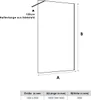 SONNI Walk-in-Dusche 140x200cm Duschabtrennung, Produktbild-Vorschau 7