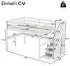 Flieks Etagenbett 140×200cm mit Treppe und Schreibtisch, Produktbild-Vorschau 7