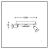 Lampada da soffitto Ø29 cm - 12W, 1000lm, LED, orientabile, Anteprima dell’immagine prodotto 12