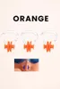 3 Stück Nasenklamme Schwimmen Nasenclip Wasserschutz orange Produktbild-Vorschau 1