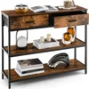 A console table with decorative items on its shelves. Náhľad obrázku produktu