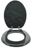Sanfino® Premium WC Sitz "Granit" hochwertiger Produktbild-Vorschau 3