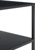 A close-up view of a black metal shelf. Anteprima dell’immagine prodotto