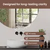 AIORBER Runder Wandspiegel für Badezimmer Flur Wohnzimmer Produktbild-Vorschau 4