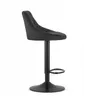 A black bar stool on a white background. Voir les images du produit