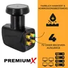 PremiumX Quad LNB PXQS-SE Sat für 4 Teilnehmer DVB-S2 HDTV Produktbild-Vorschau 3