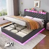 MODFU čalouněná postel 160x200 s úložným prostorem, Náhled obrázku produktu 1
