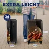 MuchoWow® Koffer Handgepäck Trolley Rollkoffer Kleine Produktbild-Vorschau 5