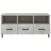 vidaXL mobile TV grigio cemento 102x35x50 cm materiale a Anteprima dell’immagine prodotto 4