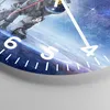 Wanduhr - Rund - Glasuhr - Kosmonaut Weltraum - 30x30cm - Produktbild-Vorschau 5