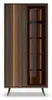 Vitrinenschrank Standvitrine LUPO 93 cm Eiche Dunin Braunes Produktbild-Vorschau 6