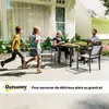 Outsunny Table š€ manger de jardin pour 4 personnes, table Voir les images du produit 9