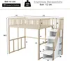 Flieks Etagenbett 140x200cm mit Stauraumtreppe, Kinderbett Produktbild-Vorschau 7