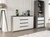 Komoda 160 cm zásuvky dveře skříňka FRAMIRE R-160-S4 Náhled obrázku produktu 4