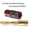 Bananenstecker 4mm schraubbar 8x Stecker vergoldet NEXMEX Produktbild-Vorschau 11