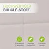 Juskys Polsterbett Florenz 180 x 200 cm, Bouclé, Bubble Produktbild-Vorschau 4