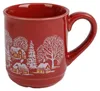 BURI 1x Weihnachtsbecher 200ml mit Griff Kaffeebecher Produktbild-Vorschau 3