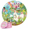 BOPPI, Rundes Puzzle 58 cm - Einhörner, 150 Teile Produktbild-Vorschau 1