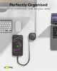 Selbstaufrollendes USB-C-Kabel, 1 m, schwarz;silber Produktbild-Vorschau 10
