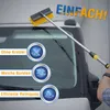 A person is using a telescopic car wash brush on a car windshield. Náhľad obrázku produktu
