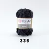 A ball of dark gray fuzzy yarn is shown against a white background. Anteprima dell’immagine prodotto