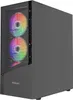 Gembird Pc-Gehäuse Fornax 4300 Midi Tower.3Xusb.lüfter Produktbild-Vorschau 3
