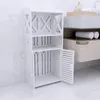 Badezimmerschrank Badschrank mit Tür und Regal 90 x 40 x 25 Produktbild-Vorschau 4