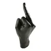 Mittelfinger Dekofigur Stinkefinger Skulptur in Schwarz Produktbild-Vorschau 3