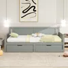 Flieks Klassisches Bett Holzbett mit 2 Schubladen, Produktbild-Vorschau 3