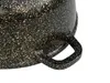 A close-up view of a black pot with gold speckles and a handle. Náhled obrázku produktu