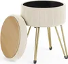 SONGMICS Sitzhocker, Hocker mit Stauraum, Samt Produktbild-Vorschau 4