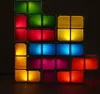 A Tetris-shaped lamp with colorful illuminated blocks. Produktbild-Vorschau