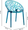 Lot de 2 chaises transparentes en polycarbonate de haute Voir les images du produit 4