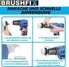 BRUSHFIX Bürstenaufsatz Akkuschrauber Bohrmaschine Leder Produktbild-Vorschau 6