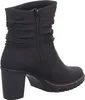 A side view of a black boot. Voir les images du produit