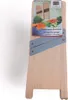 A wooden vegetable slicer with a product label showing vegetables. Náhled obrázku produktu