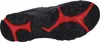 The sole of a black and red shoe is shown against a white background. Produktbild-Vorschau