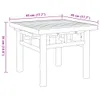 vidaXL Stolik kawowy 45x45x35 cm bambusowy Podgląd zdjęcia produktu 7