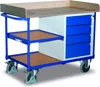 Variofit Werkstattwagen mit 3 Ladeflächen sw-600.612 Produktbild-Vorschau 1