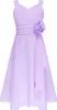 Sommertraum: Elegantes ärmelloses Chiffon-Mädchenkleid Produktbild-Vorschau 1
