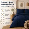 Komfortec Premium Bettwäsche 240x220 cm Bettbezug + 80x80 Produktbild-Vorschau 13