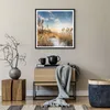 Gerahmtes Poster - Schwarzer Rahmen - Ähren Küste Sonne - Produktbild-Vorschau 7