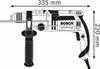 A line drawing of a Bosch rotary hammer drill with dimensions indicated. Anteprima dell’immagine prodotto