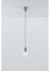 Závěsné svítidlo DIEGO 1 šedé 1xE27 15W PVC 90x9x9cm Sollux Náhled obrázku produktu 17