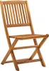 vidaXL Sedie da giardino pieghevoli 2 pz. Legno massiccio Anteprima dell’immagine prodotto 1