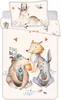 Bettbezug Hase, Bär und Fuchs - 100 x 135 cm - Baumwolle Produktbild-Vorschau 1
