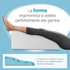 ELONEO cuscino per gambe in memory foam, cuscino per gambe Anteprima dell’immagine prodotto 3