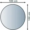 Glasbodenplatte, Bodenschutzplatte, Glasvorlegeplatte, 8mm, Produktbild-Vorschau 1